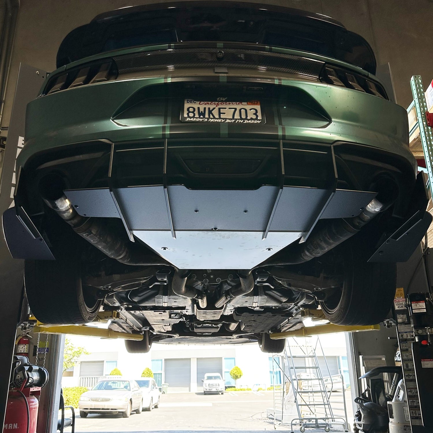 Mustang 18-23 EcoBoost Stealth Diffuser