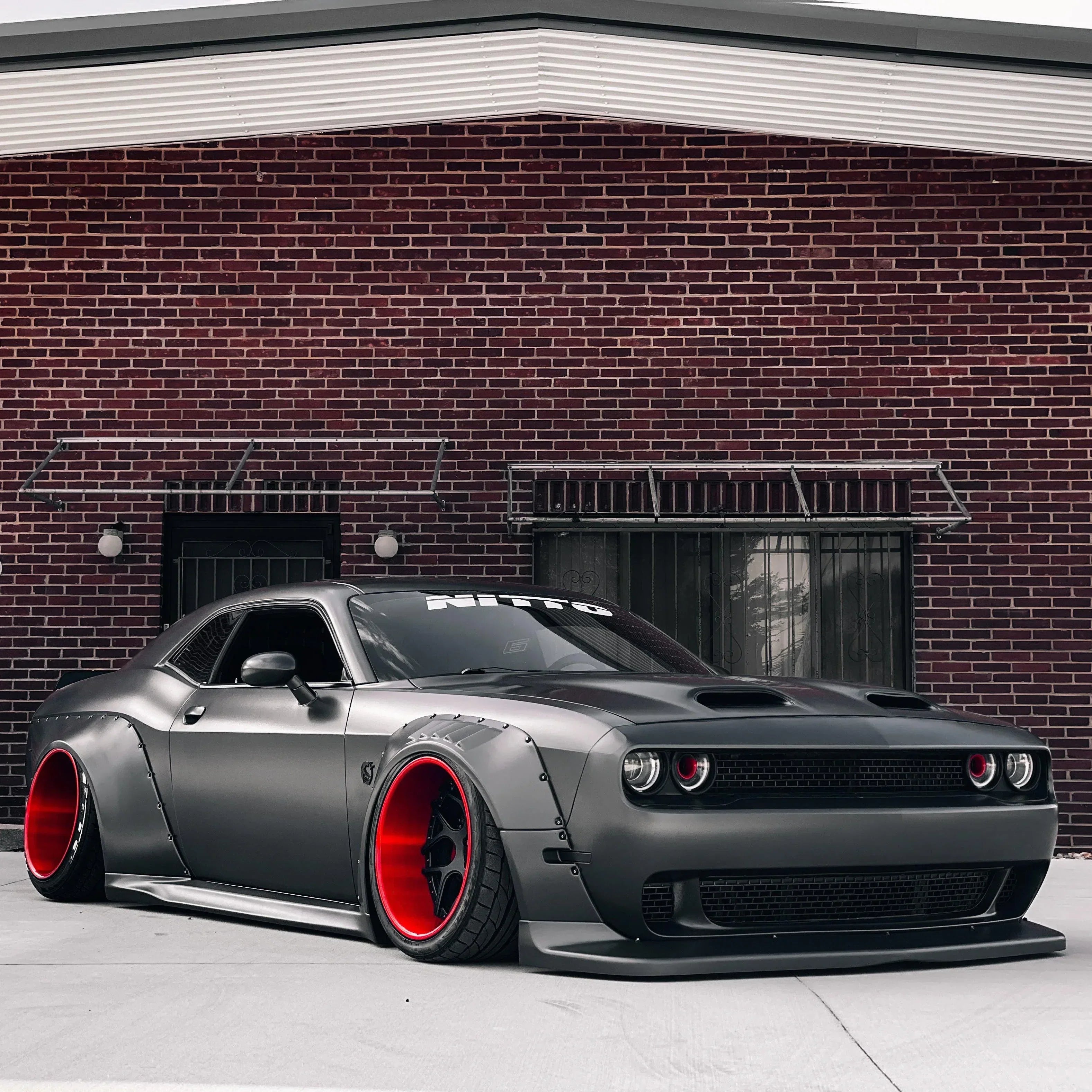 Doge Kit Dodge Challenger With Body Kit Dodge Challenger R/T Scat Pack Widebody