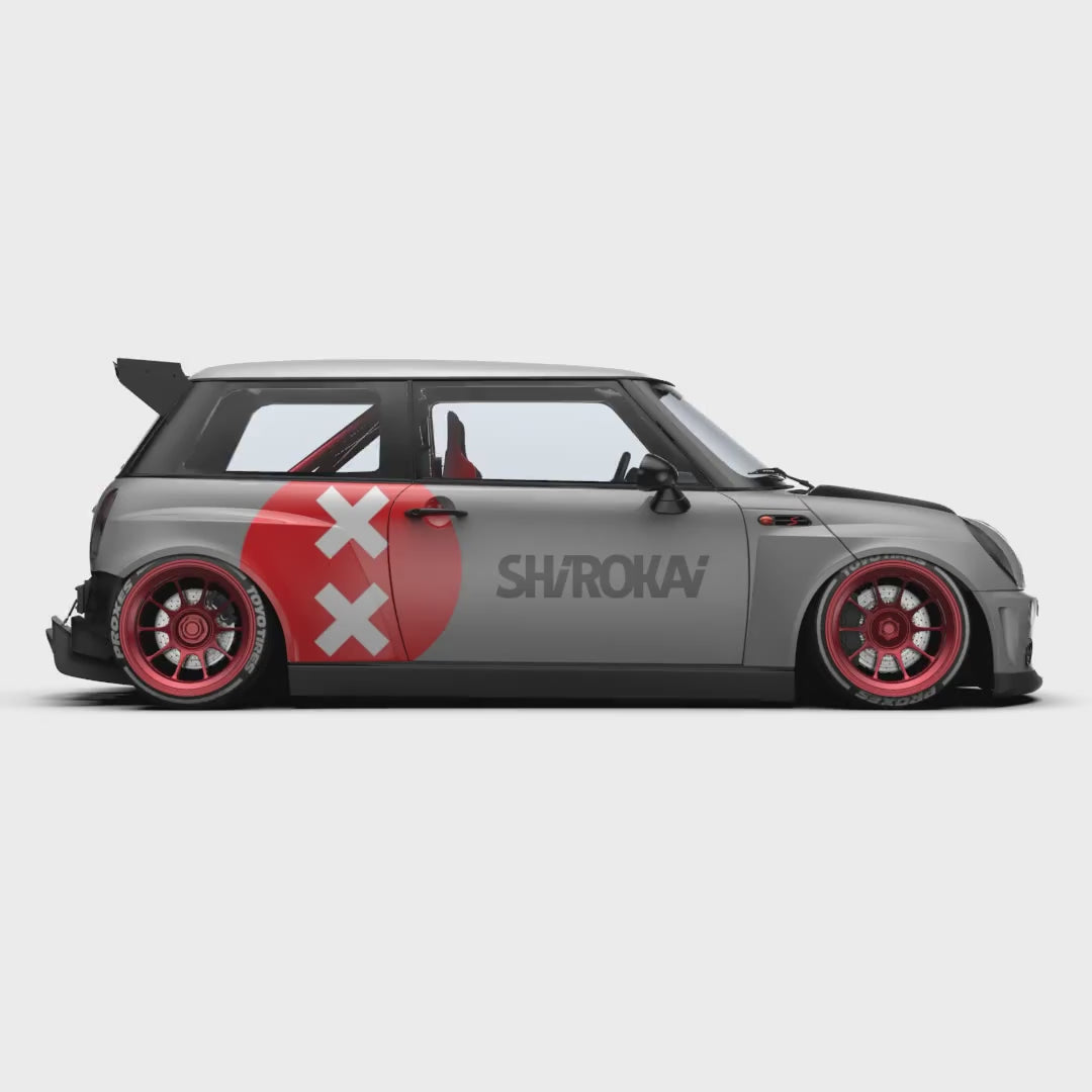 SHIROKAI Mini Cooper S R53 widebody kit