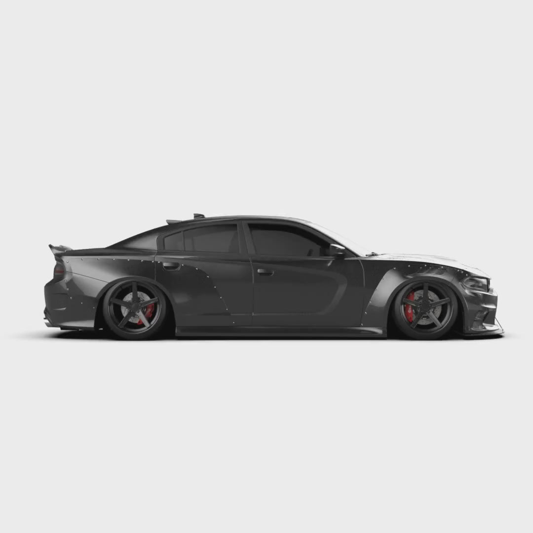 SHIROKAI Dodge Charger LD SRT Hellcat 2015-2023 Widebody Kit