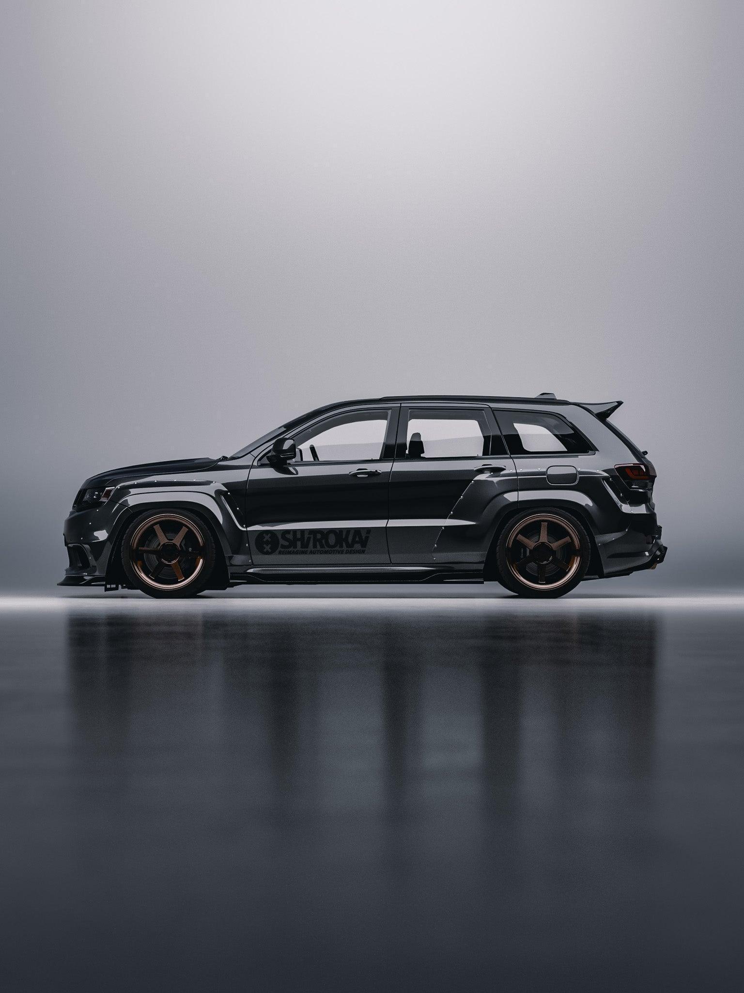 Custom Trackhawk Jeep Grand Cherokee Widebody Kit | 2016-2022 Trackhawk | SHIROKAI