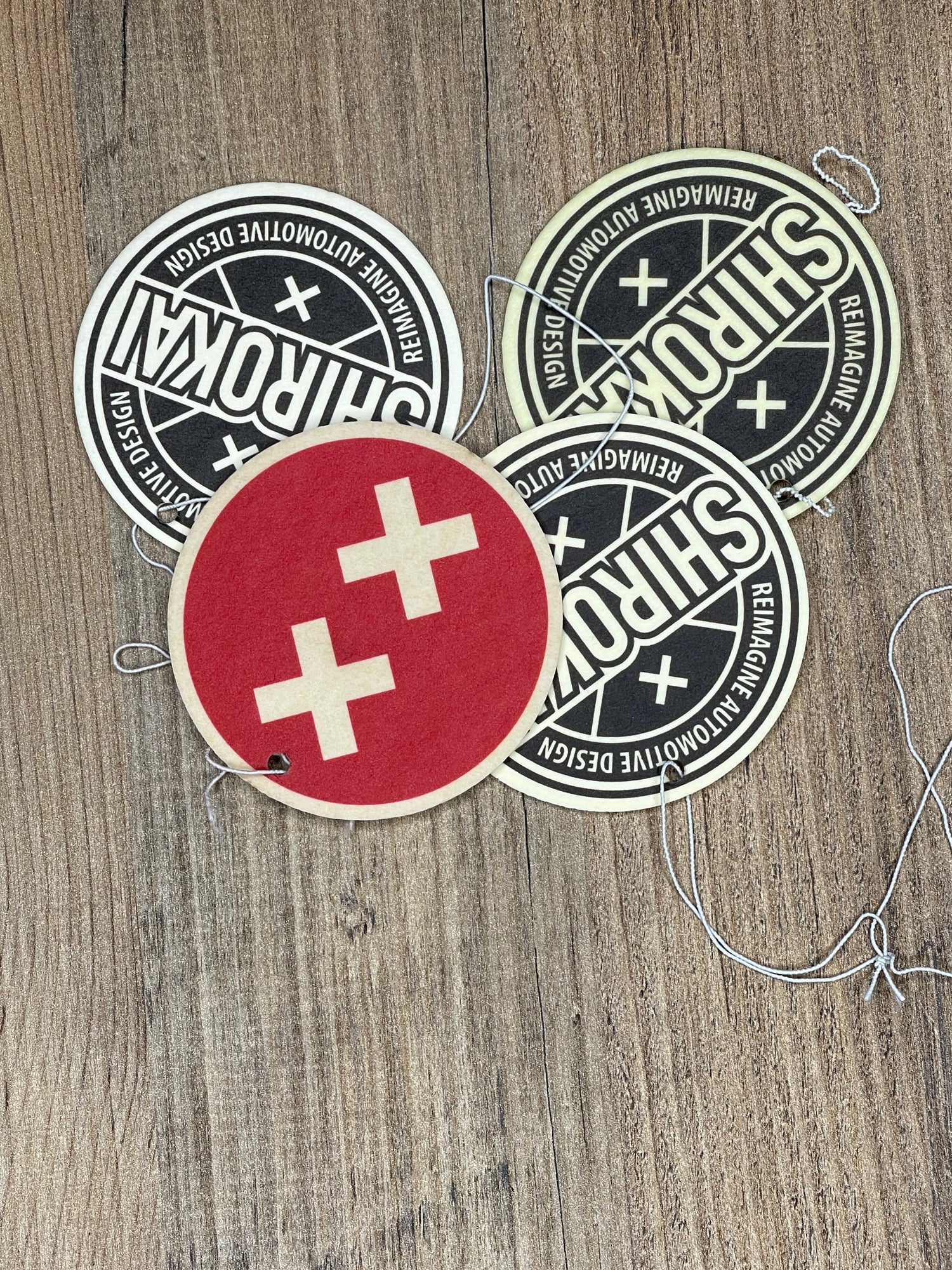 SHIROKAI Logo exclusive aroma Air-freshener - SHIROKAI - widebody kits 