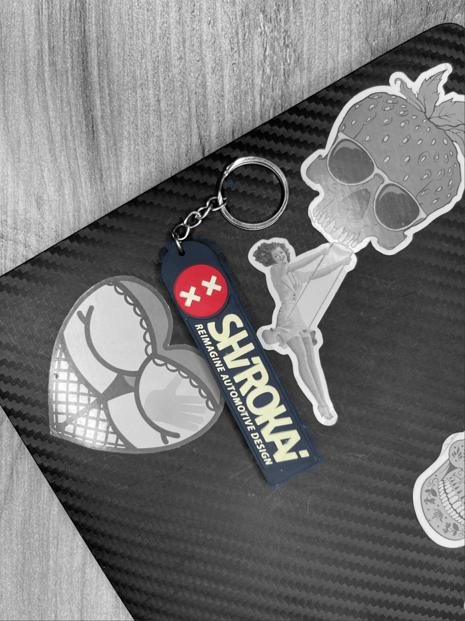 SHIROKAI Logo keychain - SHIROKAI - widebody kits 