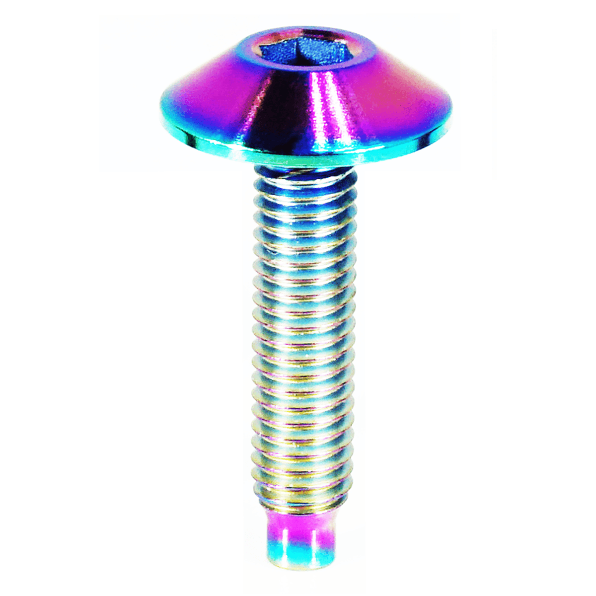 ZSPEC Low-Profile Body Kit Fastener, M5x20mm, Titanium w/ Rivet Nut, Per Each